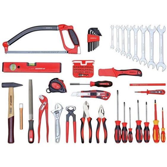 GEDORE red R21650072 Jeu doutils BASIS dans un coffret à outils 72 pièces, 3301630
