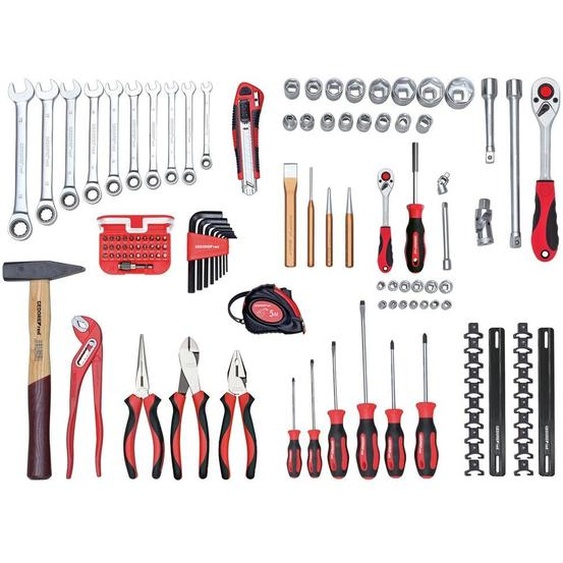 GEDORE red R21650108 Jeu doutils ALL-IN dans un coffret à outils 108 pièces, 3301645