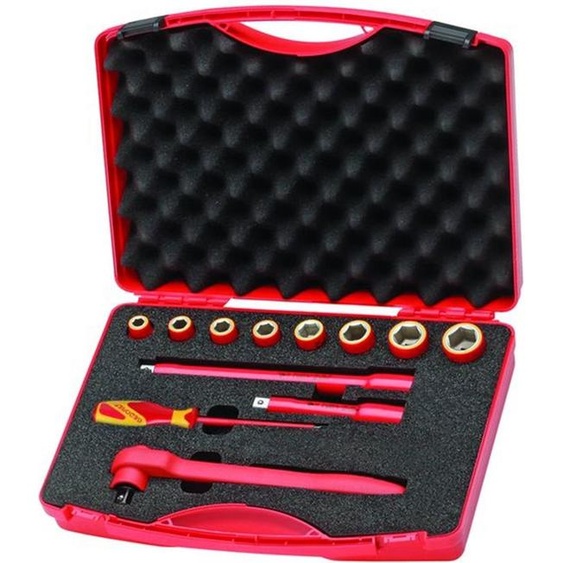 GEDORE VDE 1001 Jeu doutils VDE 12 pièces en coffret, 6602560