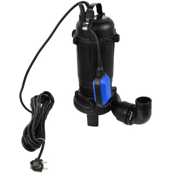 GEKO Pompe de puisard pour puits et fosse septique avec flotteur et lame de coupe 750W G81423