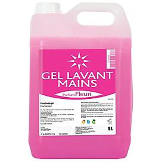 Gel lavant mains économique parfum fleuri 5 L
