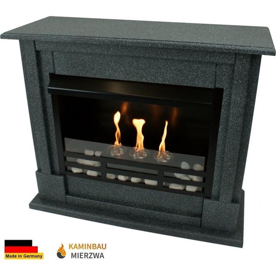 Gelkamin Ethanolkamin Kamin Modell Emily Premium Royal Granit Dunkel