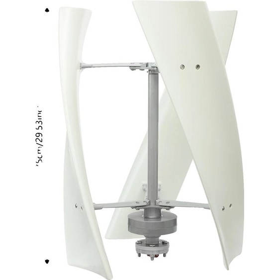 Générateur dénergie éolienne, capacité 100W, installation polyvalente, BLANC