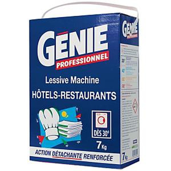 GENIE Lessive en poudre Génie Professionnel hôtels-restaurants 140 lavages