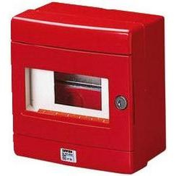 Gewiss GW42206 Couverture du système dalarme Rouge Verre, métal