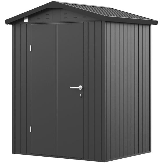 GFP Primeyard Abri de jardin en métal 150x120x205 cm armoire de jardin anthracite