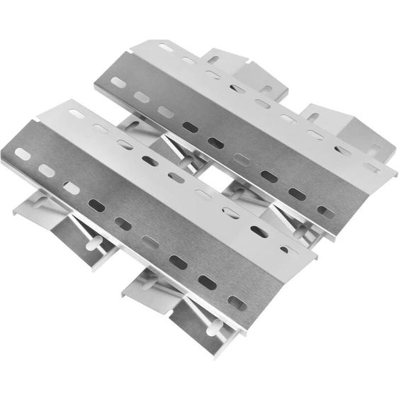 GFTIME 39,5 x 12,5 cm Diffuseur de Chaleur Universel en acier inoxydable pour Enders Kansas 3 & 4, Landmann Triton 3.1, Landmann Avalon, Landmann