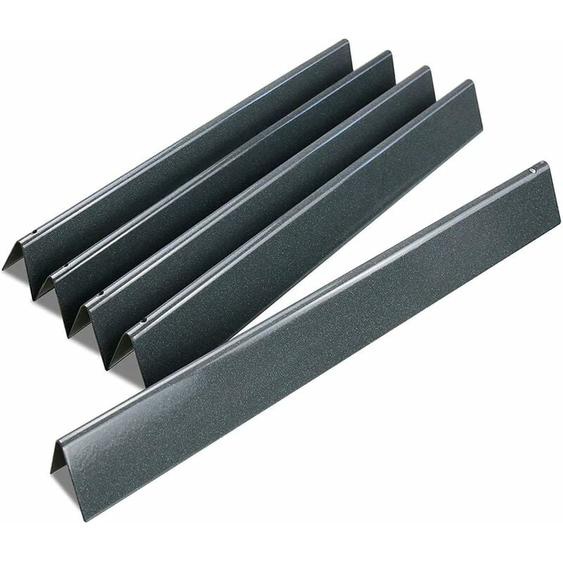 GFTIME 62cm Barres Flavorizer accessoire pour Weber Genesis 300 Serie E/S/CEP 310 320 avec contrôle latéral (2007-2010), diffuseur chaleur en acier