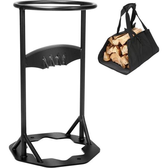 Fendeur de bois 43,5 x 25,9cm, Fendeur de bûches pour bois de chauffage, Fendeur de bois de chauffage avec sac de transport, Fendeur de bois portable