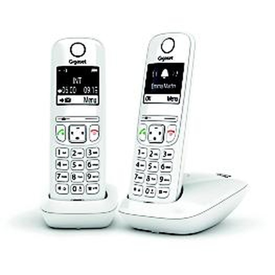 Gigaset Téléphone sans fil AS690 Duo - Blanc