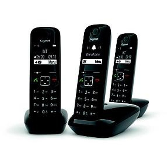 Gigaset Téléphone sans fil AS690 Trio - Noir