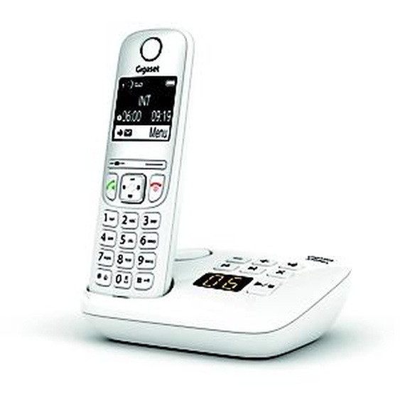 Gigaset Téléphone sans fil AS690A avec répondeur - Blanc