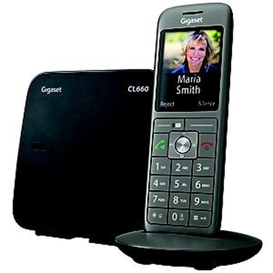 Gigaset Téléphone sans fil CL660 - Anthracite