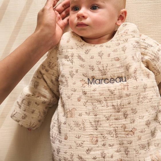 Gigoteuse en gaze de coton NUTTY ficelle