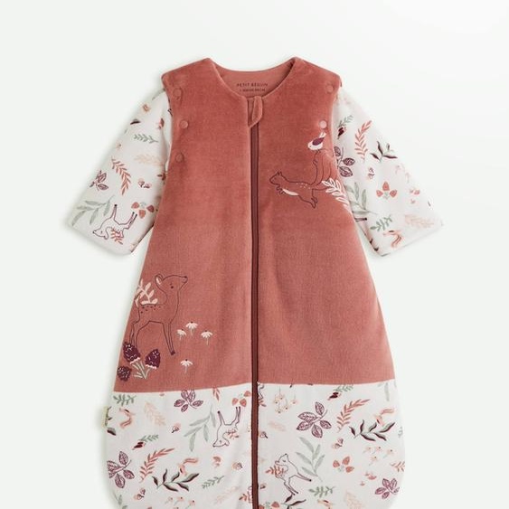 Gigoteuse Hiver En Velours Avec Manches Amovibles Evie Rose