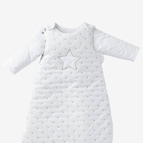 Gigoteuse hiver manches amovibles PLUIE DETOILES blanc