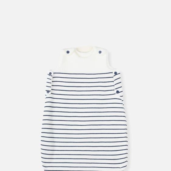 Gigoteuse Point Mousse Écru À Rayures Marines