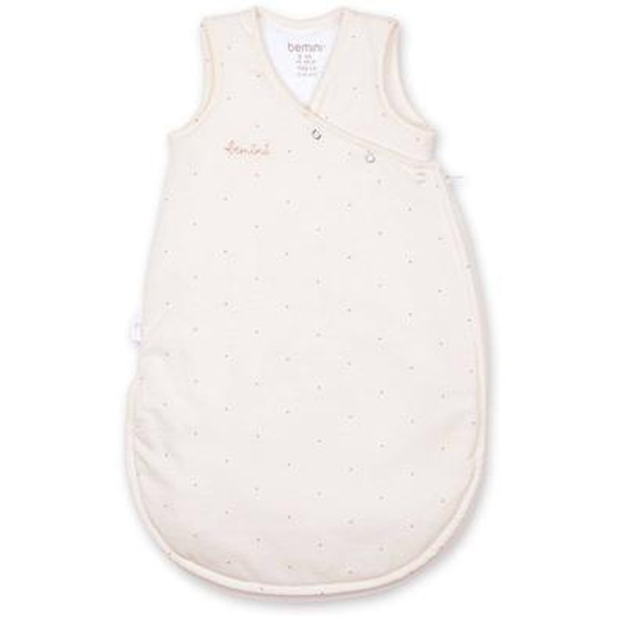 Gigoteuse Sans Manches Mi-saison - Tog 1.5 Pady Jersey - Jersey Small Dot Print Ecru