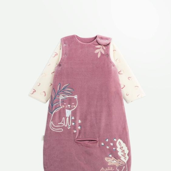 Gigoteuse Siège Auto Tog 3 En Velours Avec Manches Amovibles Matcha Rose