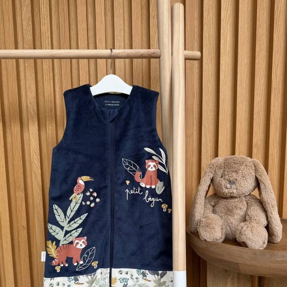 Gigoteuse Tog2 En Velours Boavista Bleu