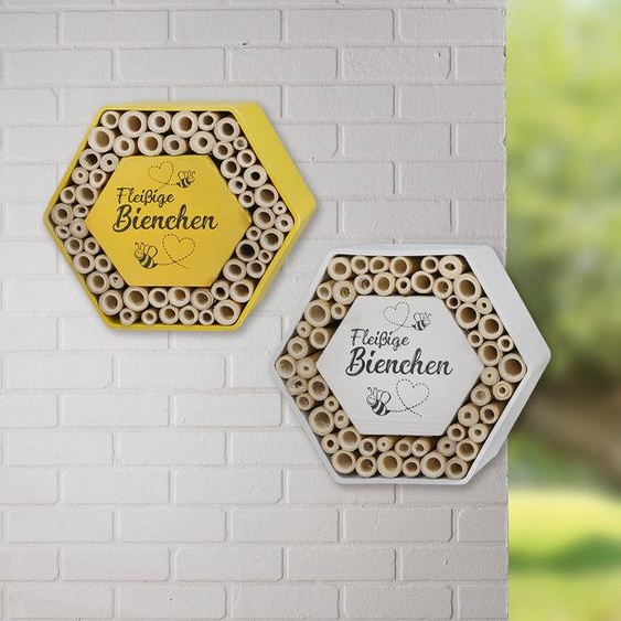 Gilde Holz Insektenhotel Fleißige Bienchen VE 6 so