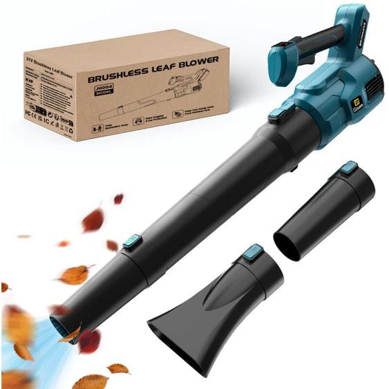 Gisam - Aspirateur souffleur de feuilles sans fil Volume dair 750m³/h, Vitesse dair 216km/h, compatible batterie Makita 18v, sans batterie ni