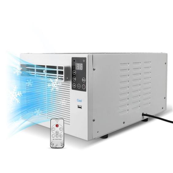 Climatiseur mobile 280W, 1900 btu rafraichisseur, rafraichisseur dair, purificateur et elimination odeurs, déshumidificateur dair, mode nuit, faible