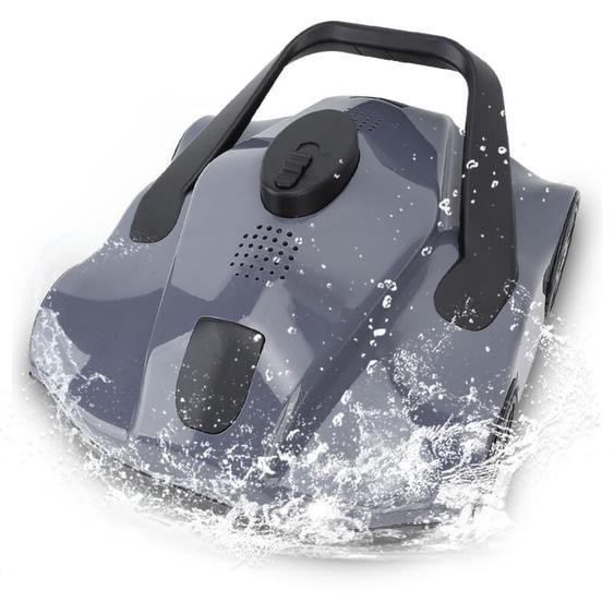 Gistuch - Robot de Piscine,Durée de Ttravail 130 Minutes, Aspirateur de Piscine sans Fil, Idéal pour Les Piscines Jusquà 100 m² de Taille