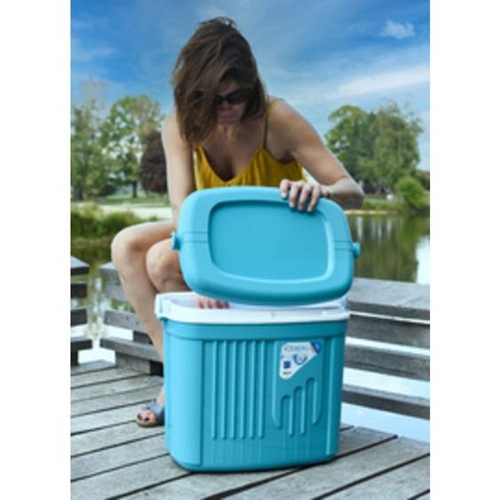 Glacière ICEBERG, 42 litres, bleu clair/blanc