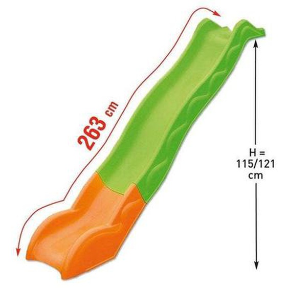 Glissière toboggan 2,63 m