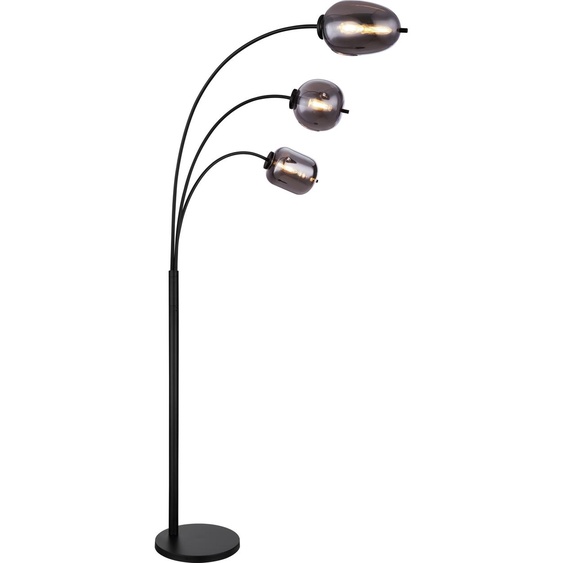 Globo Lighting|Lampadaire métal noir mat, 3x E14