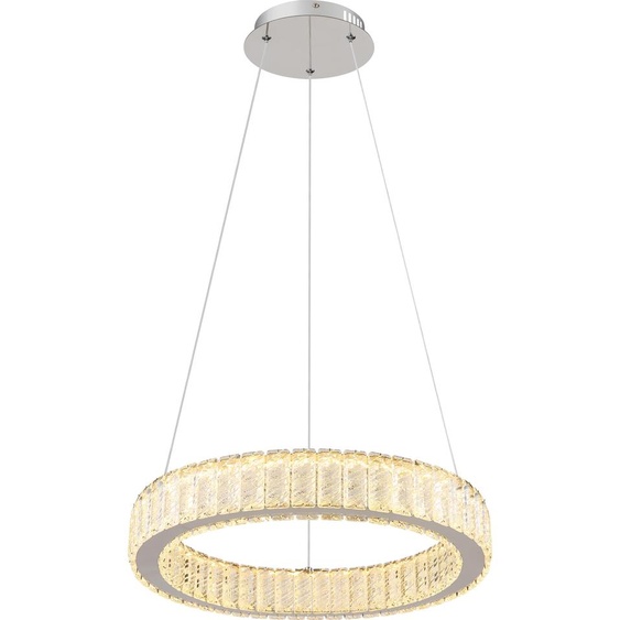 Globo Lighting|Lampe à suspendre métal chromé, LED