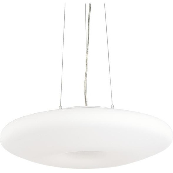 GLORY suspension blanche 3 ampoules diamètre 20 cm