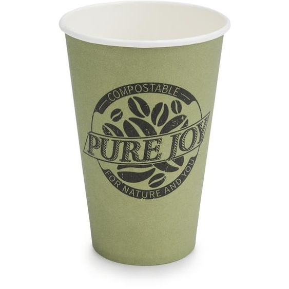 Gobelet en carton Pure Joy 100% végétal 30 cl - Lot de 50