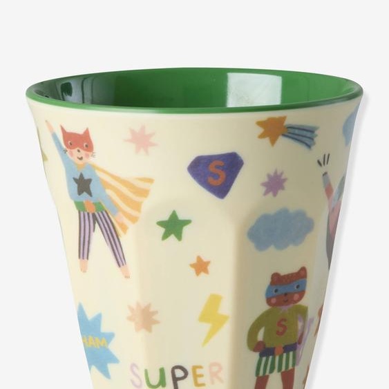 Gobelet en mélamine HERO rose 250 ml rice vert