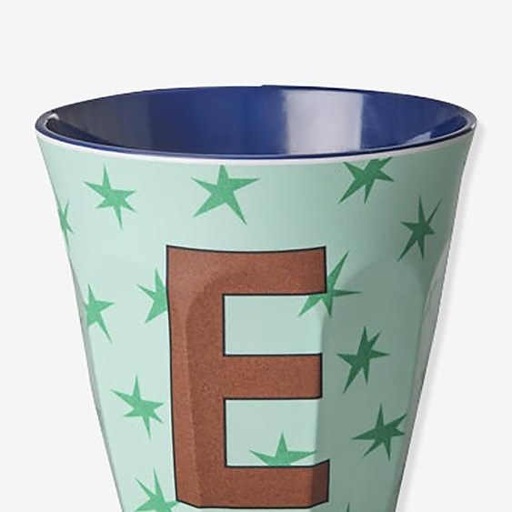 Gobelet moyen en mélamine avec étoiles TABLE E rice, 250 ml multicolore