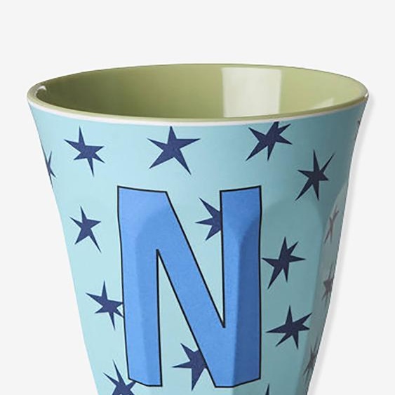 Gobelet moyen en mélamine avec étoiles TABLE N rice, 250 ml multicolore