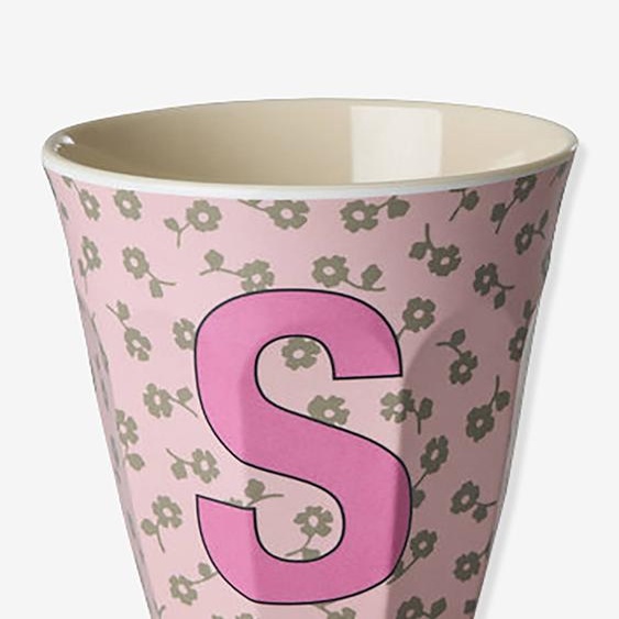 Gobelet moyen en mélamine avec fleurs TABLE S rice, 250 ml multicolore