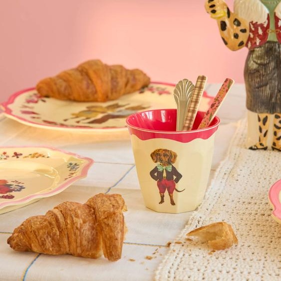 Gobelet NATHALIE LÉTÉ enfant 250 ml rice Red Kiss rouge