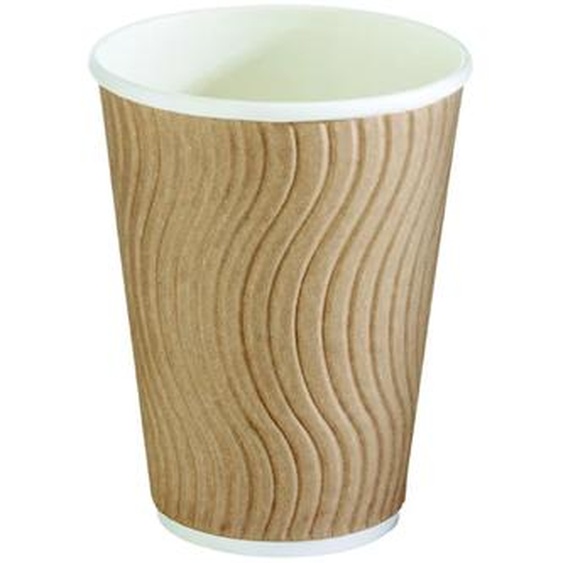 Gobelets en carton kraft, 30 CL, lot de 37