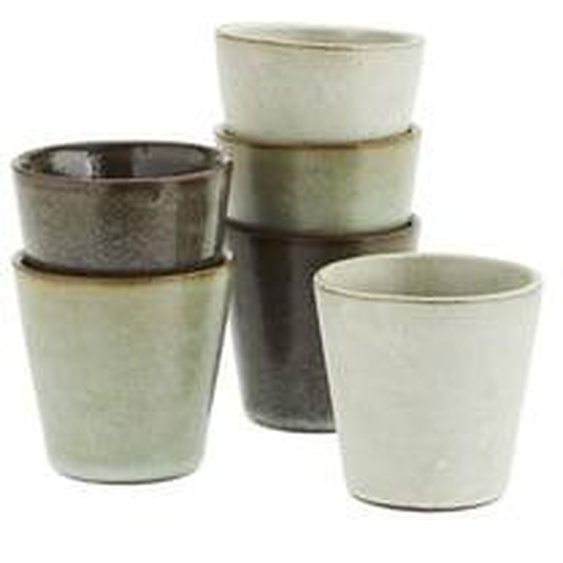 Lot de 6 tasses en grès