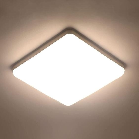 Goeco - Plafonnier Led Carré 36W, Luminaire Plafonnier 3300LM 4000K Blanc Naturel, Lampe de Plafond Moderne Ultra-mince led pour Salle De Bain