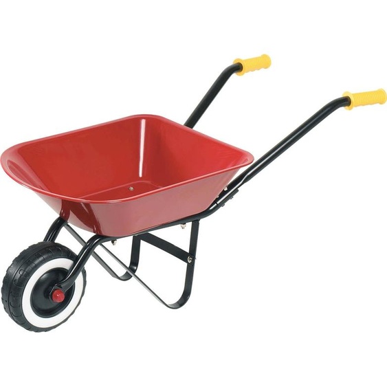 goki 14059 Brouette, métal, plastique, rouge