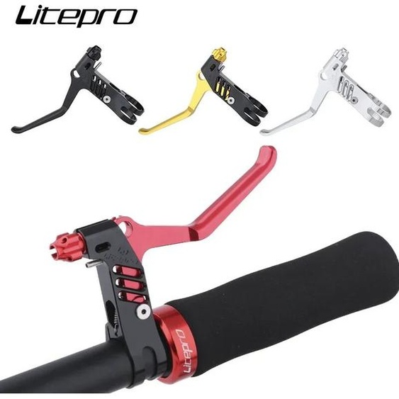 GOLDIX Litepro ultraléger CNC pliable vélo V-Brake levier creux en alliage daluminium 22.2mm route vélo levier de frein accessoires de cyclisme
