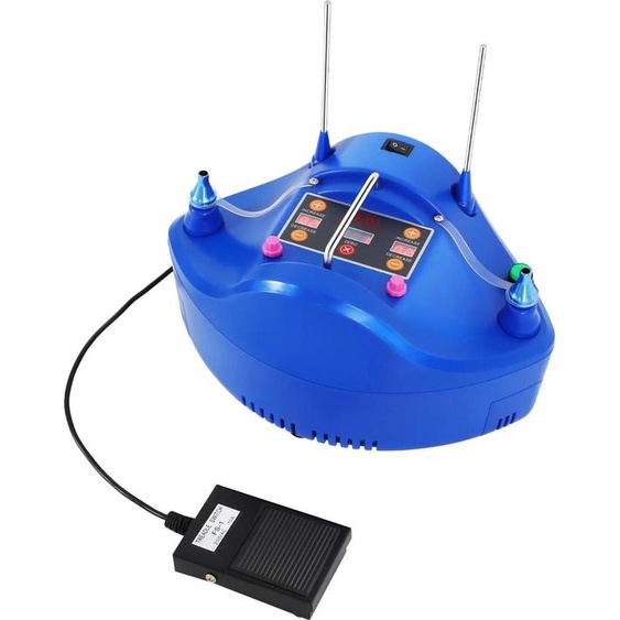 Gonfleur de ballons, pompe à air électrique, gonflage rapide, bleu