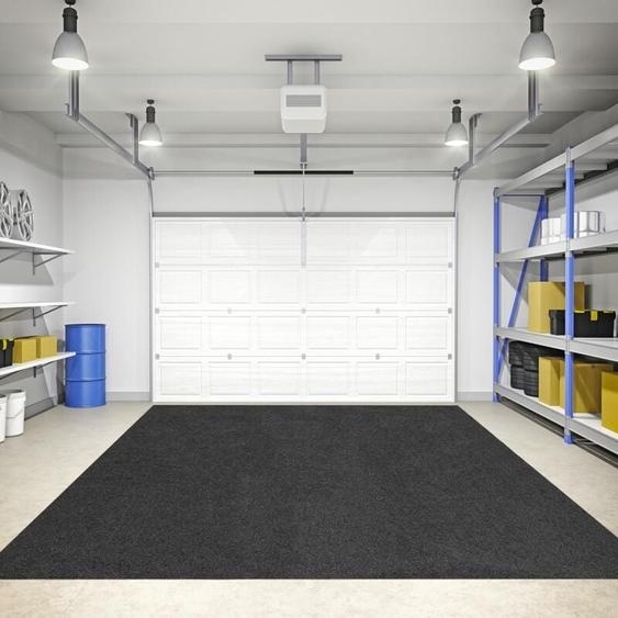 Goplus - Tapis de Protection Garage, Tapis de Sol Double Face Antidérapant Absorbant, Lavable et Réutilisable, Ruban Adhésif Double Face Inclus, pour