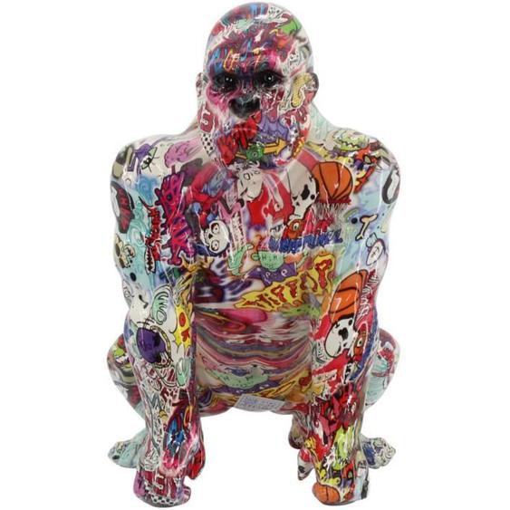 Statuette - Gorille - Graffiti - Multicolore - 30.5cm - Décoration intérieure