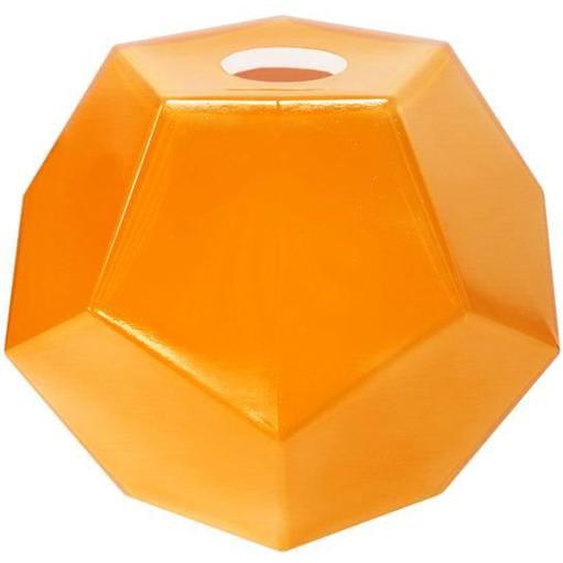 GOSHIN-Abat-jour géométrique verre  géométrique orange 1 ampoule E27 Style: pop color D18xH16,5cm