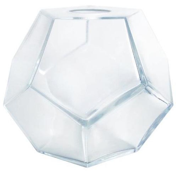 GOSHIN-Abat-jour géométrique verre  géométrique transparent  1 ampoule E27 Style: pop color D18xH16,5cm