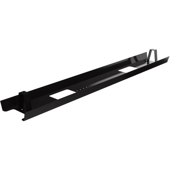 Goulotte métal délectrification horizontale de câbles pour bureau L. 110 cm - Noir